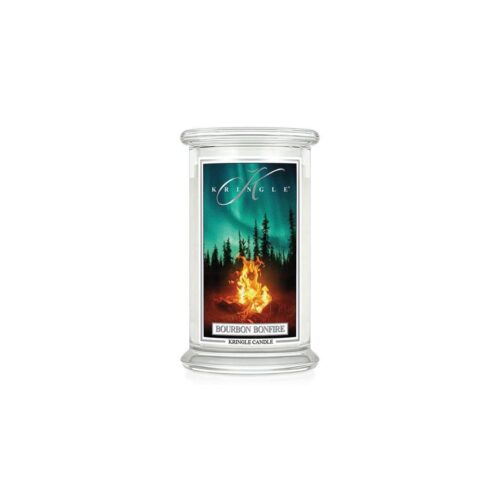 Kringle Candle Bourbon Bonfire giara grande