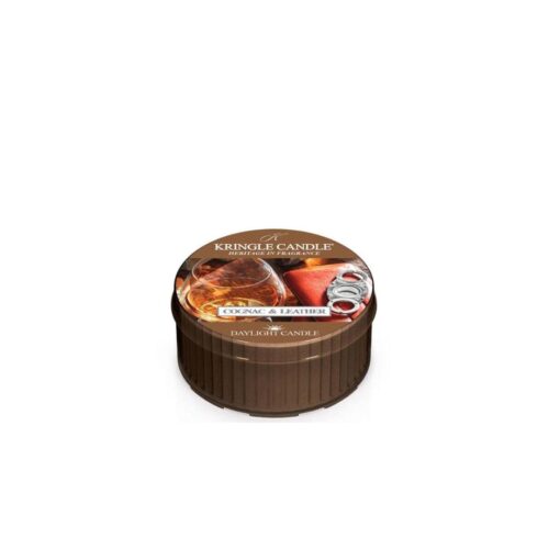 Kringle Candle Cognac Leather Daylight