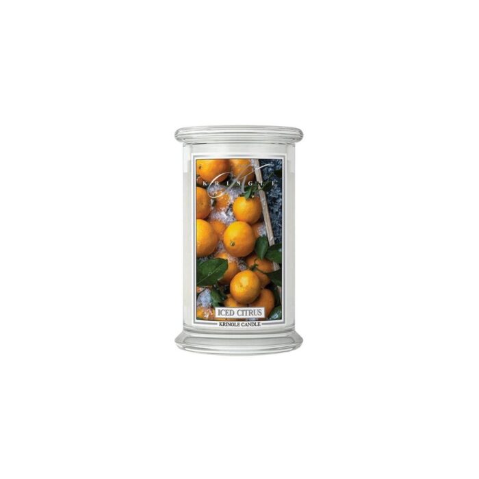 Kringle Candle Iced Citrus giara grande