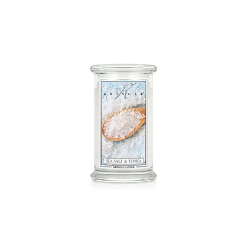 Kringle Candle Sea Salt Tonka giara grande