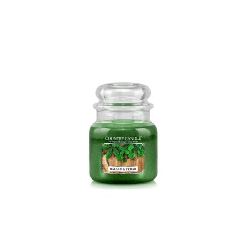 Country Candle Balsam Cedar giara media