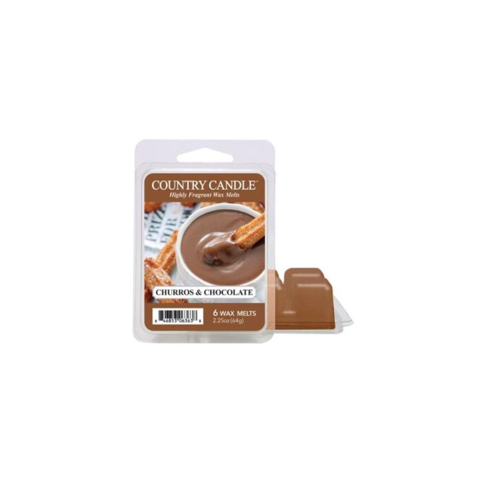 Country Candle Churros Chocolate Wax Melts