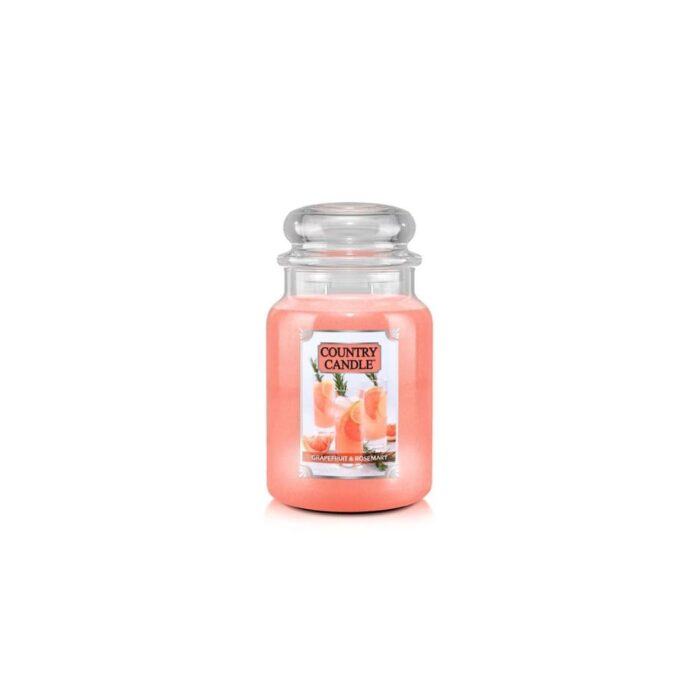 Country Candle Grapefruit Rosemary giara grande