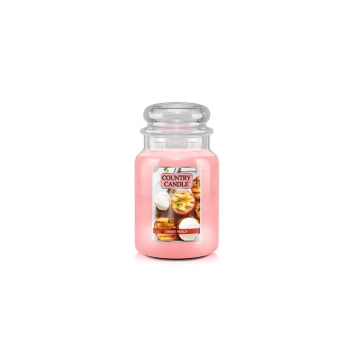 Country Candle Sweet Peach giara grande