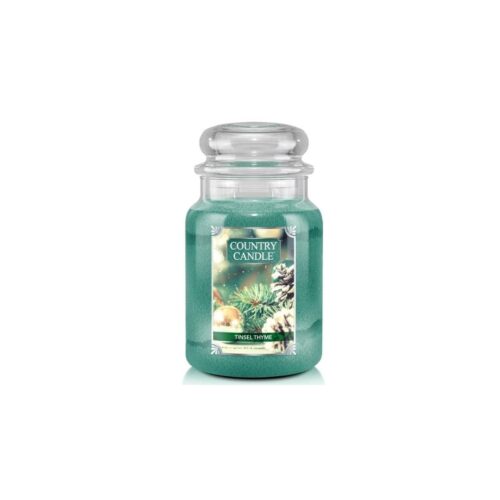 Country Candle Tinsel Thyme giara grande