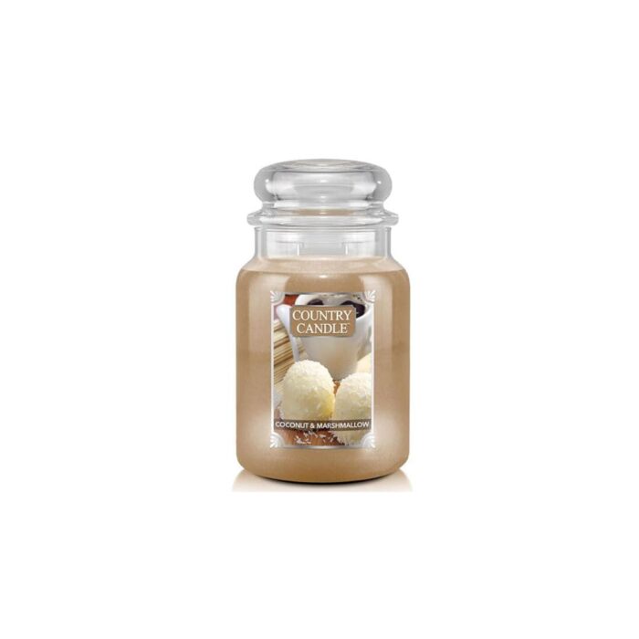 Country Candle Coconut Marshmallow giara grande