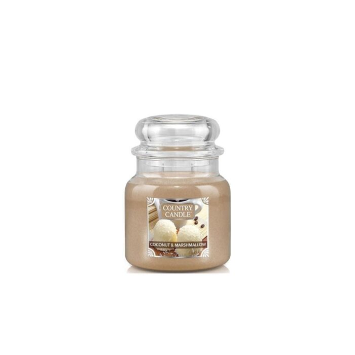 Country Candle Coconut Marshmallow giara media