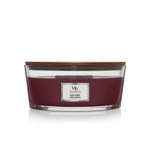 WoodWick Black Cherry giara ellittica