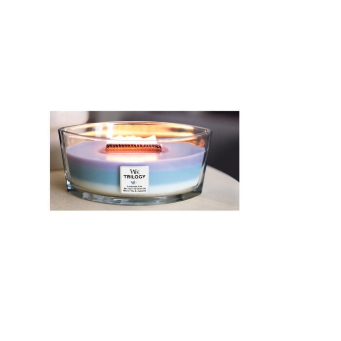 WoodWick Calming Retreat Trilogy giara ellittica