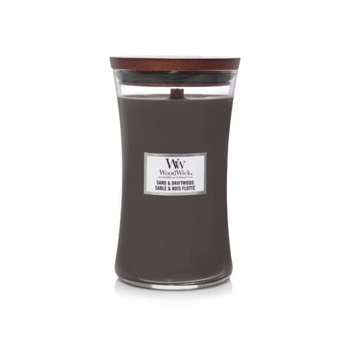 WoodWick Sand & Driftwood giara grande