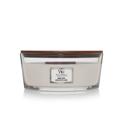 WoodWick Warm Wool giara ellittica