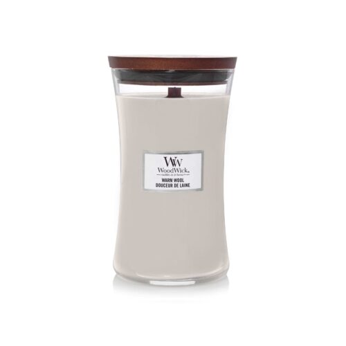 WoodWick Warm Wool giara grande