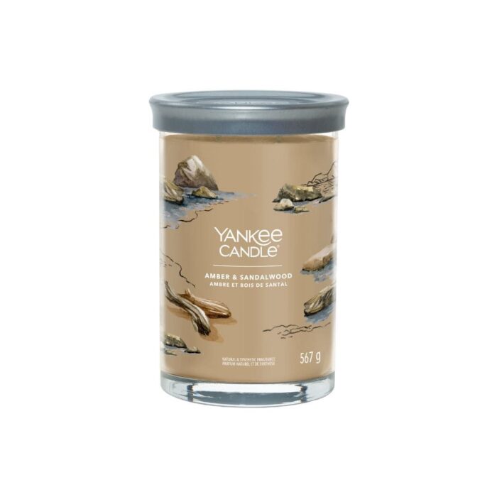 Yankee Candle Amber & Sandalwood giara grande Signature