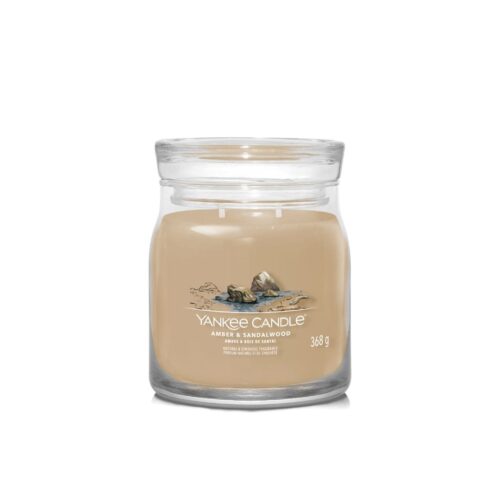 Yankee Candle Amber & Sandalwood giara media Signature