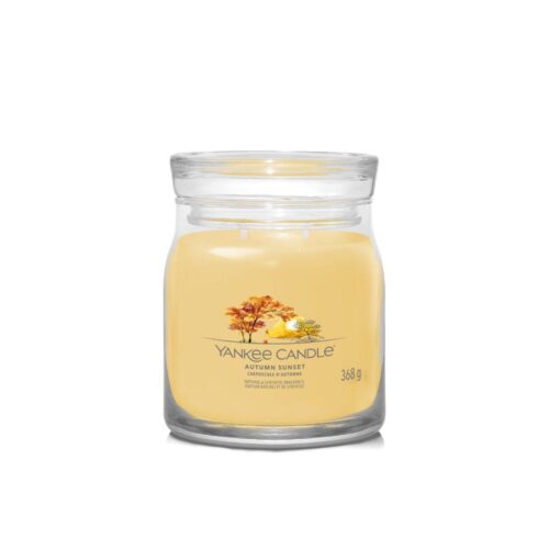 Yankee Candle Autumn Sunset giara media Signature