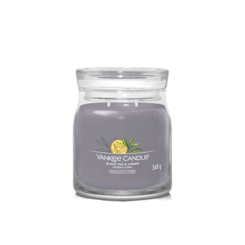 Yankee Candle Black Tea Lemon giara media Signature