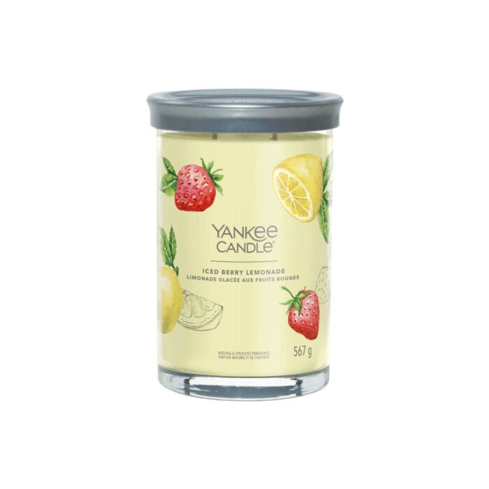 Yankee Candle Iced Berry Lemonade giara grande Signature