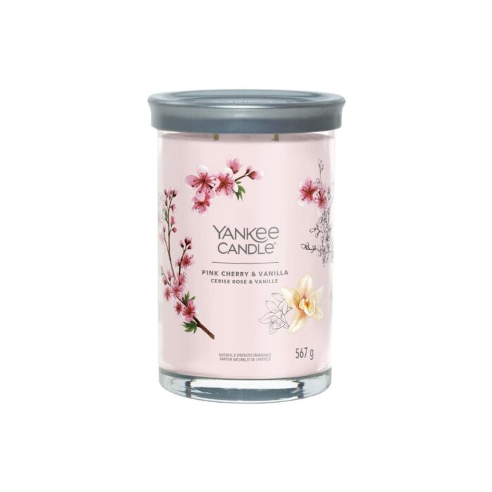 Yankee Candle Pink Cherry Vanilla giara grande Signature