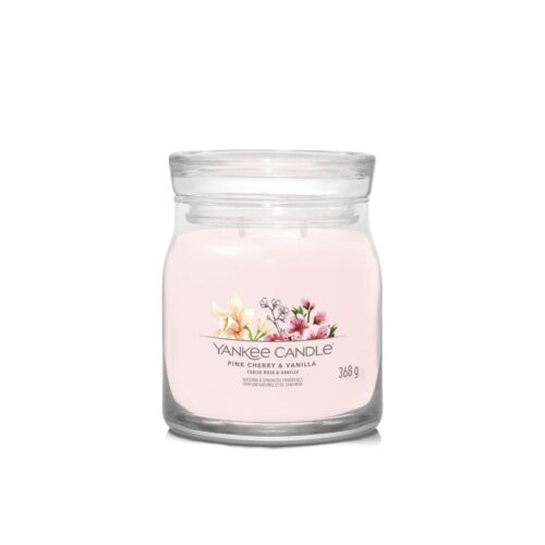 Yankee Candle Pink Cherry Vanilla giara media Signature