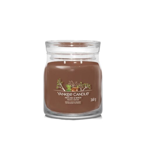 Yankee Candle Praline & Birch giara media Signature