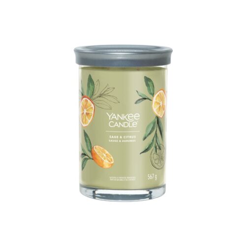 Yankee Candle Sage & Citrus giara grande Signature