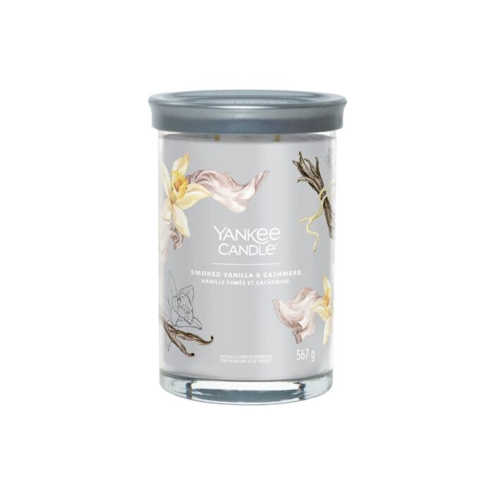 Yankee Candle Smoked Vanilla & Cashmere giara grande Signature