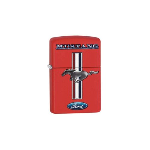 Zippo Mustang rosso opaco