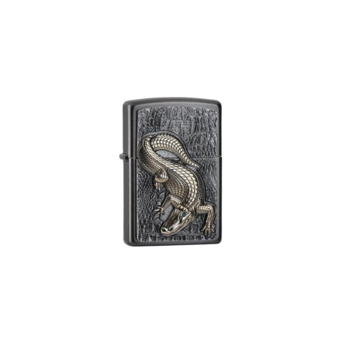 Zippo coccodrillo cromato