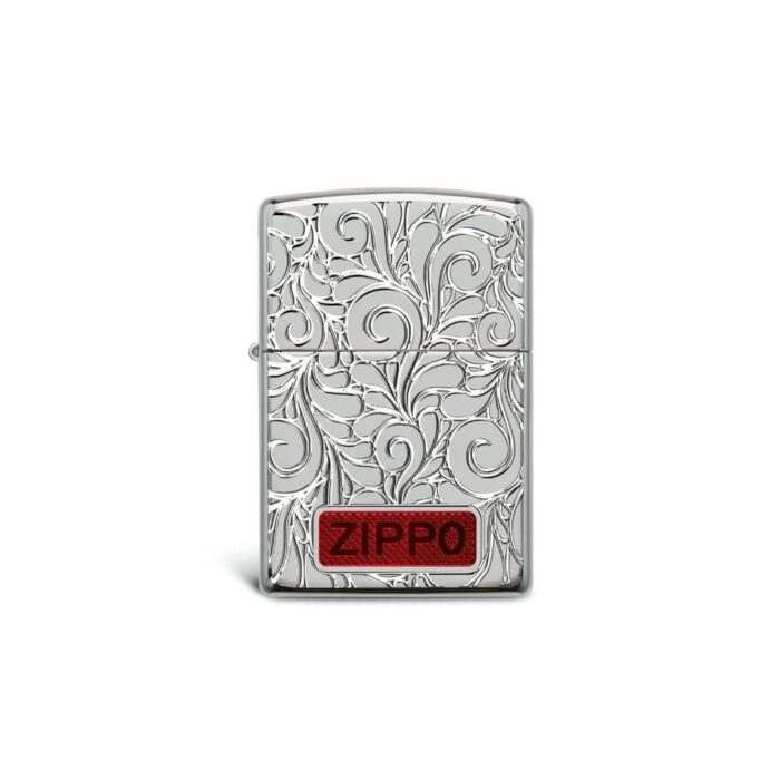 Zippo decorazioni cromate