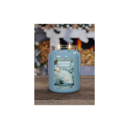 Country Candle Blue Spurce giara grande