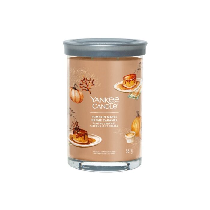 Yankee Candle Pumpkin Maple Crème Caramel giara grande Signature