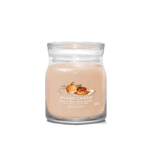 Yankee Candle Pumpkin Maple Crème Caramel giara media Signature